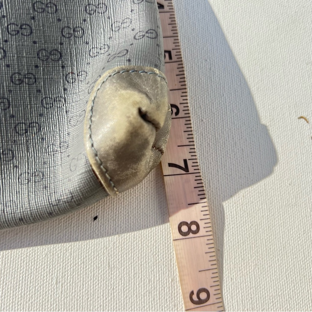 Gucci authentic gray logo clutch bag vintage - Picture 10 of 10